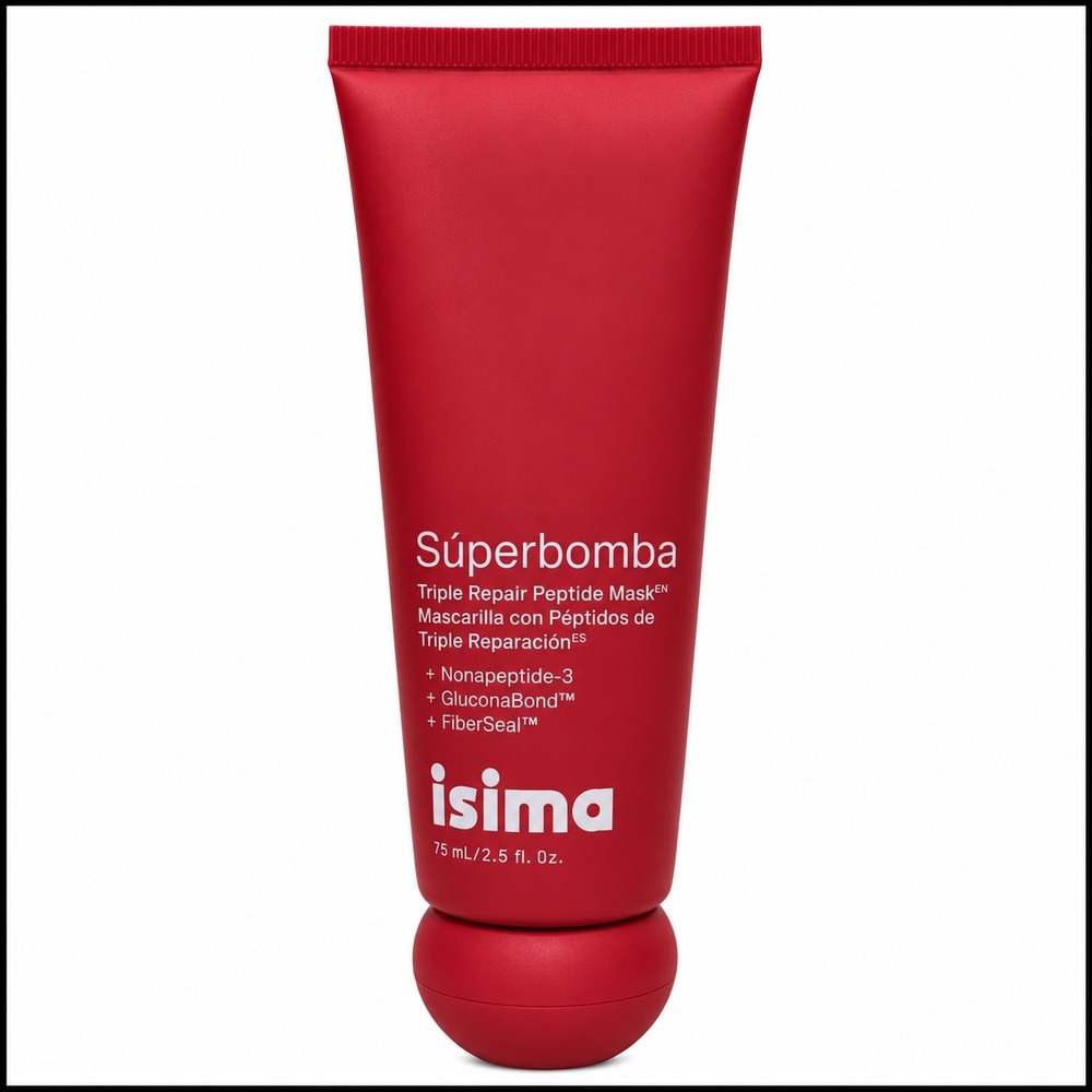 Isima Superbomba Triple Repair Peptide Mask 2.5oz Strengthening Hair Treatment
